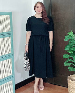 *Alexa Plain Black Dress 0006