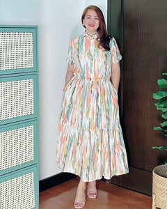 *Selena Maxi Printed Dress 0035