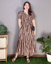 Load image into Gallery viewer, Sigrid Maxi Striped Dress 0036