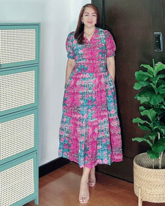 *Sigrid Maxi Printed Dress 0102