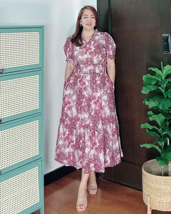 *Sigrid Maxi Printed Dress 0104