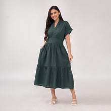 Load image into Gallery viewer, Althea Plain Maxi Dress 0021