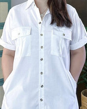 Load image into Gallery viewer, *Elena Premium Cotton Acid Linen Dress 0085