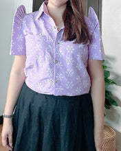 Load image into Gallery viewer, *Maria Filipiñana Inspired Eyelet Top 0029