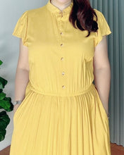 Load image into Gallery viewer, *Bela Maxi Plain Mustard Dress 0160