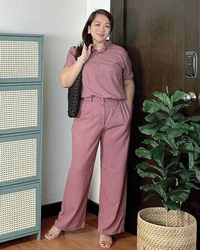 *Sophia Plain Mauve Coordinates 0006