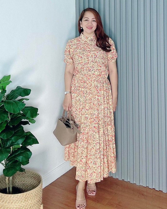 *Bianca Maxi Printed Dress 0261