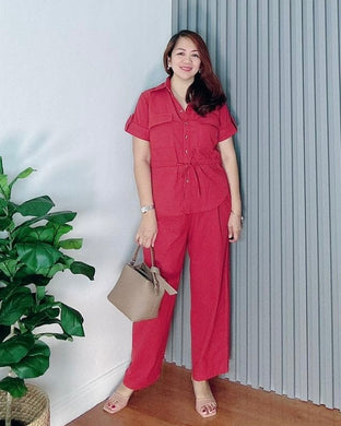 *Ingrid Plain Rusty Red Coordinates 0012