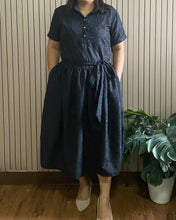 Load image into Gallery viewer, *Ara Eyelet Black Dress 0028