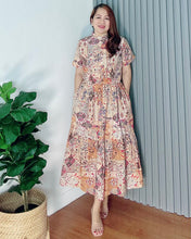 Load image into Gallery viewer, *Selena Maxi Printed Dress 0032