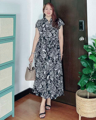 *Bela Maxi Printed Dress 0137