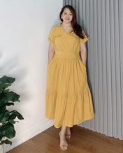Load image into Gallery viewer, *Sam Maxi Plain Cotton Linen Dress 0022