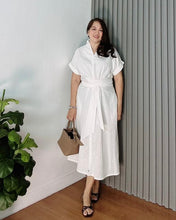 Load image into Gallery viewer, * Vera Plain Premium Linen Dress 0017