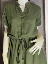 Load image into Gallery viewer, *Donna Plain Drawstring Dress 0395