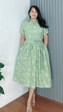 Load image into Gallery viewer, *Ara Eyelet Sage green Dress 0030