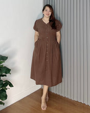 Load image into Gallery viewer, Aiza Cotton Linen Dress 0001
