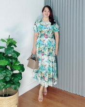 Load image into Gallery viewer, *Atasha Maxi Printed Dress 0074