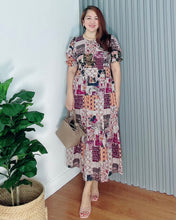 Load image into Gallery viewer, *Atasha Maxi Printed Dress 0064