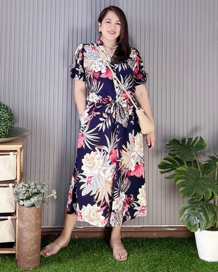 Ynah Floral Printed Dress 0131