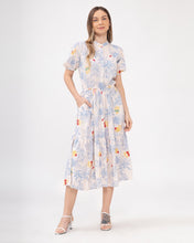 Load image into Gallery viewer, Sale! Bianca Printed Midi Dress 0222