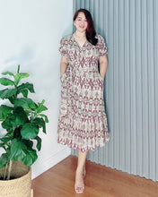 Load image into Gallery viewer, *Say Printed Overlap Maxi Dress 0020