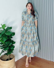 Load image into Gallery viewer, *Diana Maxi Printed Dress 0100