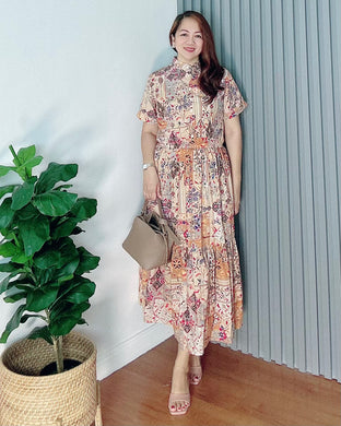 *Selena Maxi Printed Dress 0032