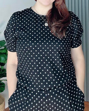 Load image into Gallery viewer, *Kendra Polka Black Coordinates 0163