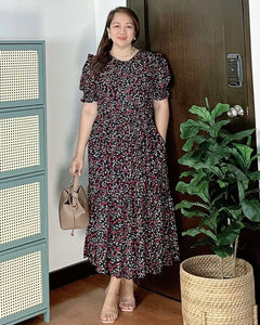 *Martha Maxi Printed Dress 0044