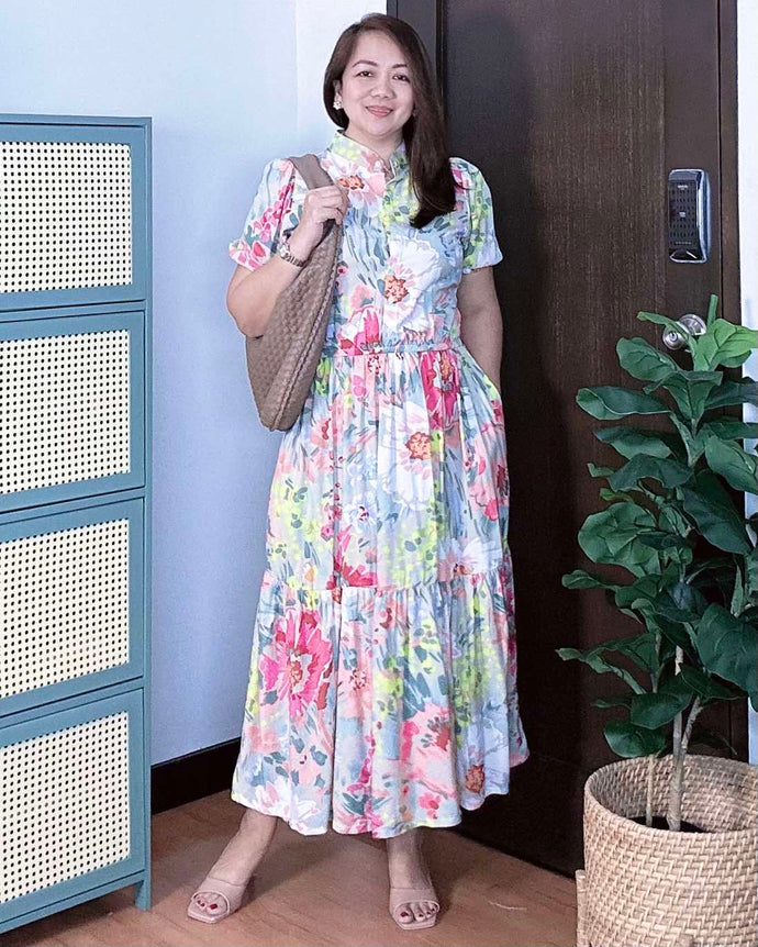 Bianca Maxi Printed Dress 0245