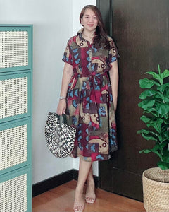 *Luna Printed Dress 0039