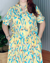 Load image into Gallery viewer, *Donna Printed Drawstring Dress 0372
