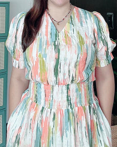 *Sigrid Maxi Printed Dress 0103
