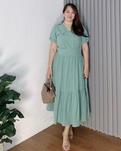 Load image into Gallery viewer, *Sam Maxi Plain Cotton Linen Dress 0020