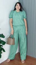 Load image into Gallery viewer, Chelsea Eyelet Sage green Coordinates 0016
