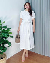 Load image into Gallery viewer, *Alexa White Eyelet Dress 0079