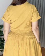 Load image into Gallery viewer, *Sam Maxi Plain Cotton Linen Dress 0022