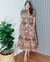 Load image into Gallery viewer, *Bianca Maxi Printed Dress 0256