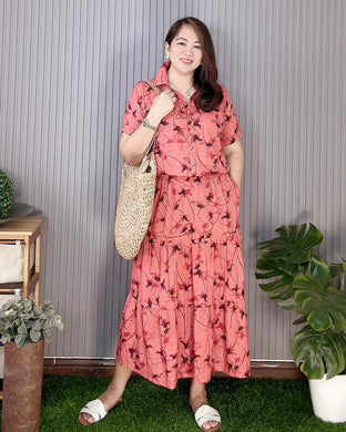 Iris Printed Top and Skirt 0002