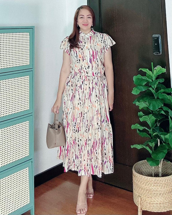 *Bela Maxi Printed Dress 0130
