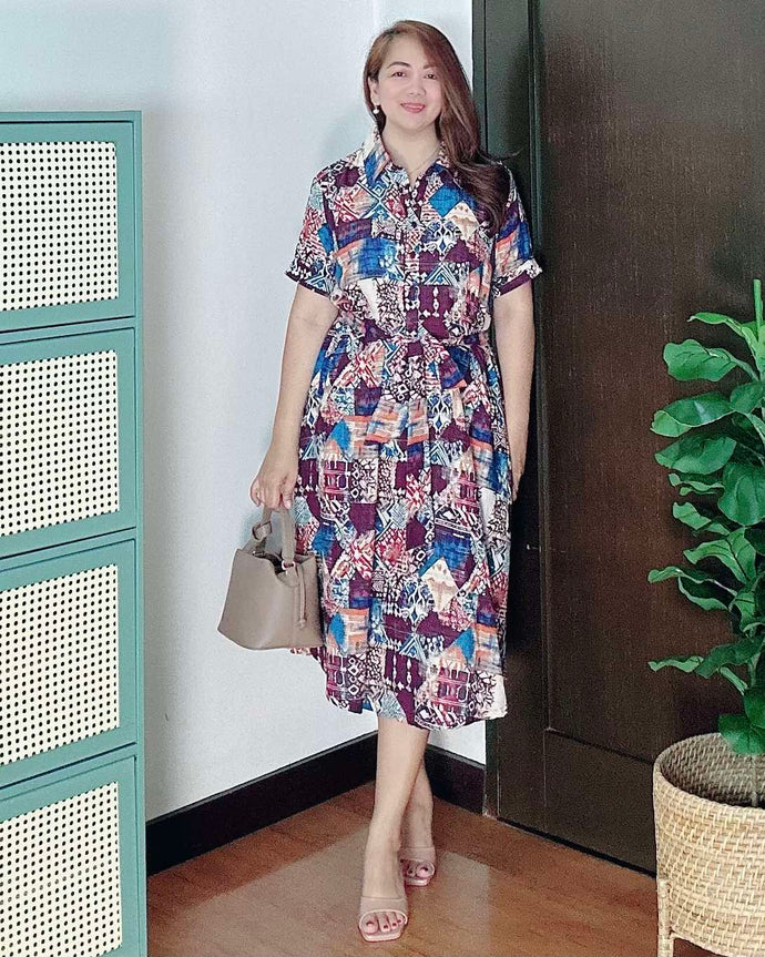 *Luna Printed Dress 0041