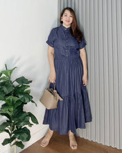 Load image into Gallery viewer, *Selena Plain Soft Denim Maxi Dress 0039
