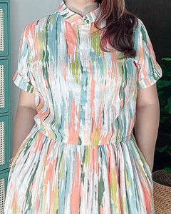 *Selena Maxi Printed Dress 0035