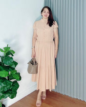 Load image into Gallery viewer, *Bela Maxi Plain Skintone Dress 0162