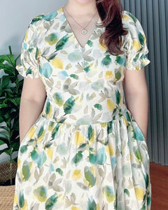 *Ariana Printed Maxi Dress 0101