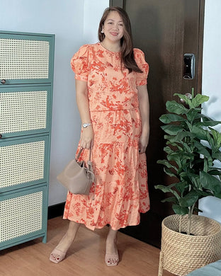 Lana Printed Top and Skirt 0038