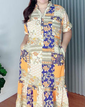 Load image into Gallery viewer, *Hailey Printed Dress 0106