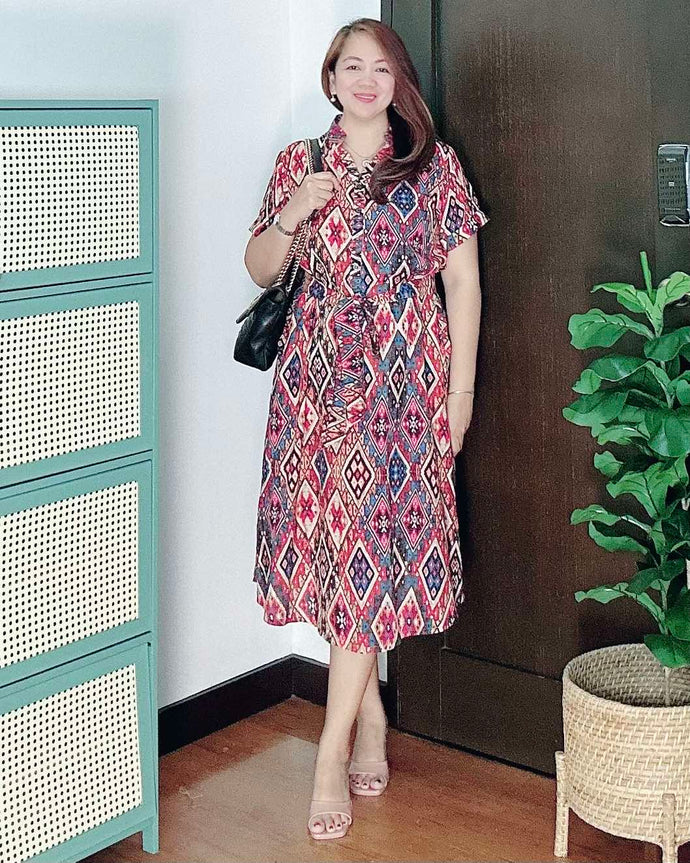 *Katie Printed Dress 0066