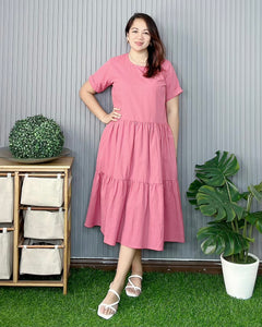 Mia Maxi Plain Dress 0018