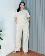 Load image into Gallery viewer, *Vinna Premium Linen Offwhite (katsya) Coordinates 0015